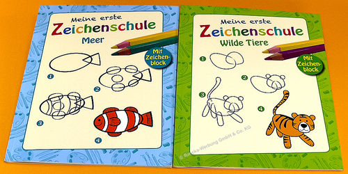 Zeichenschule Tiere und Meer (Sonderpreis! Unser Preis bisher € 3,35 jetzt nur noch € 2,80!!)
