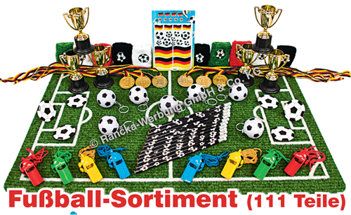 Fußball-Sortiment (111 Teile)