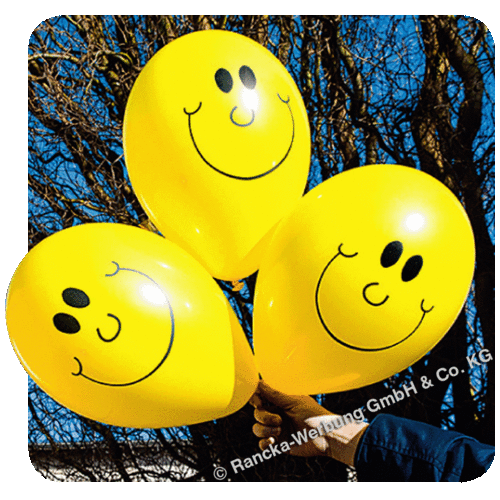 Smily-Luftballons