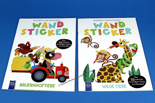 Wand-Sticker Bücher (Restposten - Unser Preis bisher € 4,99 jetzt nur noch € 2,40!!)