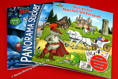 Panorama-Sticker-Bücher (Ladenverkaufspreis € 6,99 bei uns nur noch € 1,90!!)
